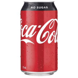 coca cola no sugar can