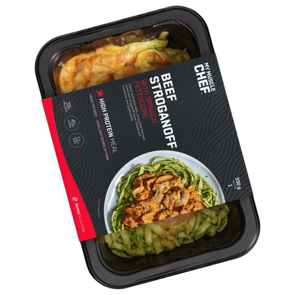 muscle chef beef stroganoff