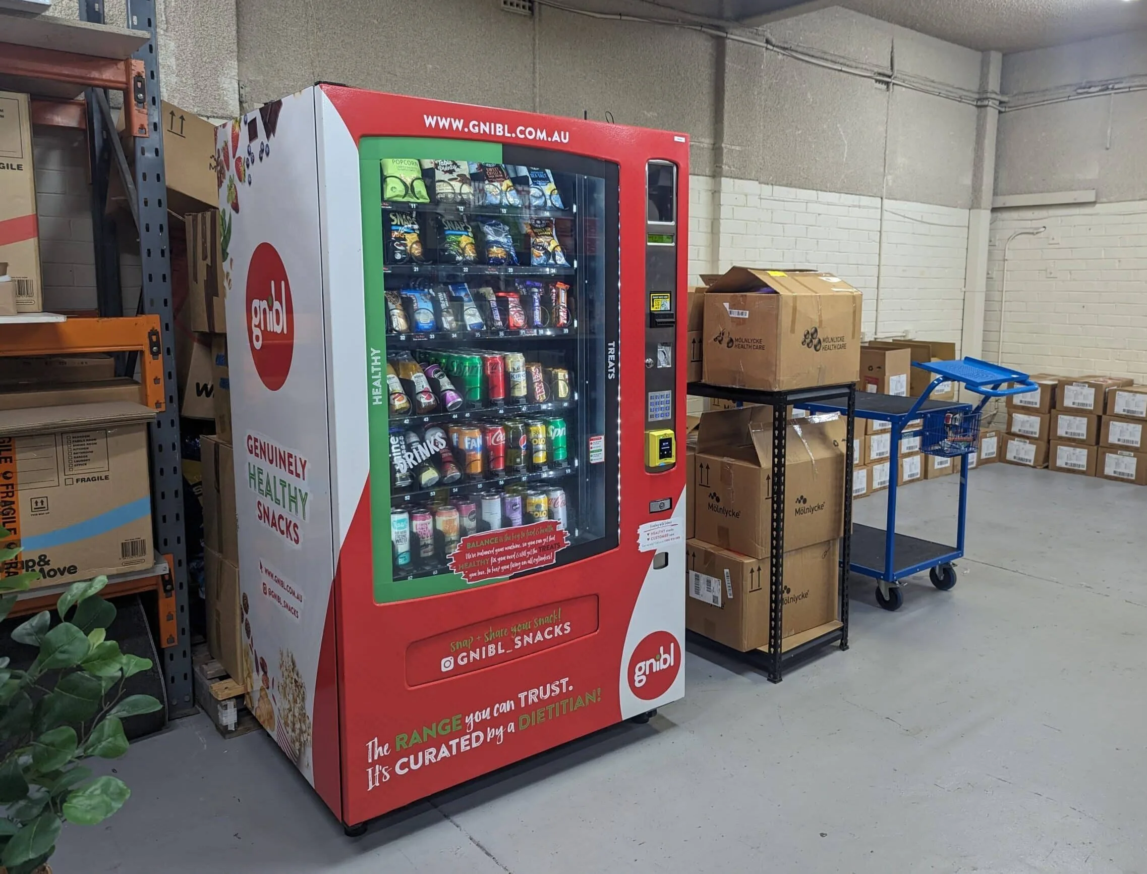 Gnibl vending machine