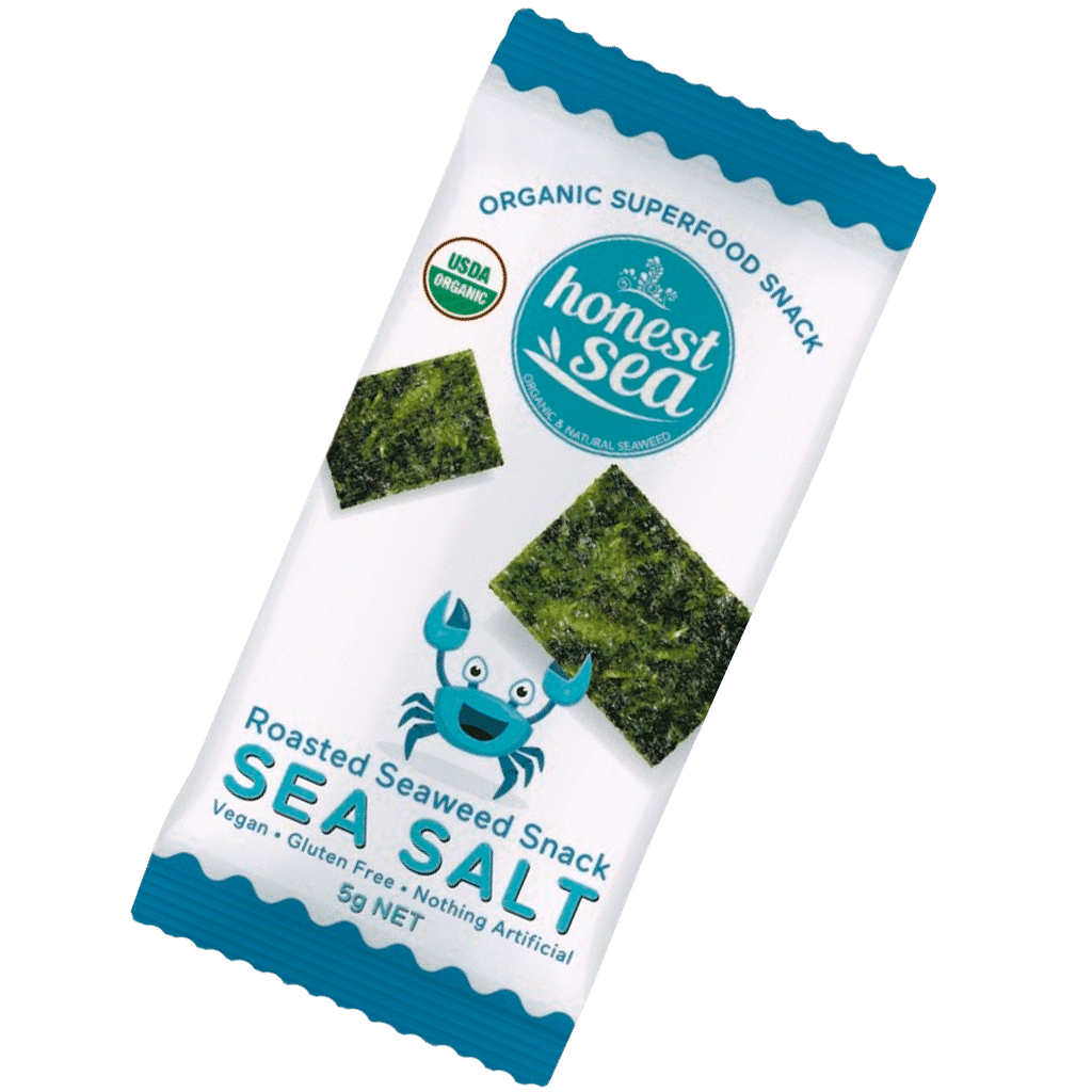 Honest Sea sea salt roasted seaweed snacks