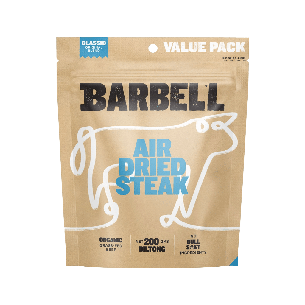 Barbell Air Dried Steak Beef Biltong